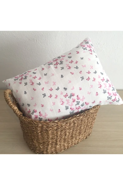 Lief Home %100 Pamuklu Müslin Kumaşından Bebek Yastık Kılıfı 38x50 ( 1 Adet ) ürün görseli 1