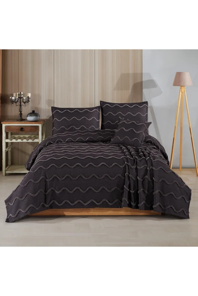Lief Home Tek Kişilik Yatak Örtüsü Takımı 180x240 cm + 1 Yastık Kılıfı + 1 Kırlent Kılıfı ürün görseli 1