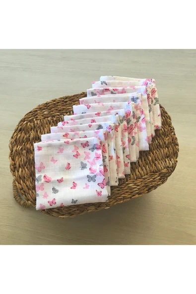 Lief Home Müslin Bebek Ağız Bezi ( 10 Adet ) ürün görseli 1
