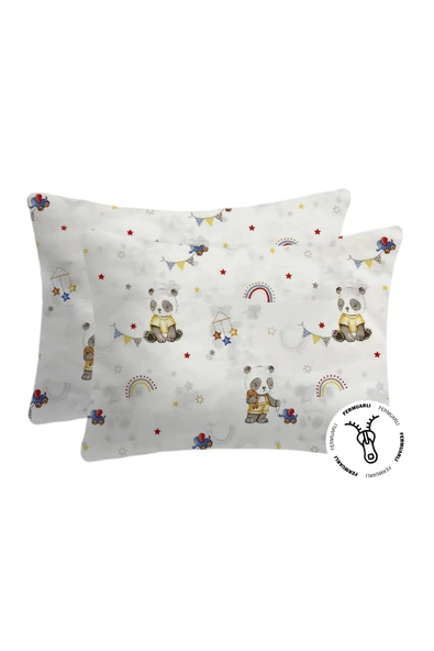 Lief Home %100 Pamuklu Fermuarlı Bebek Yastık Kılıfı | 35x45 ( 2 Adet ) ürün görseli 1