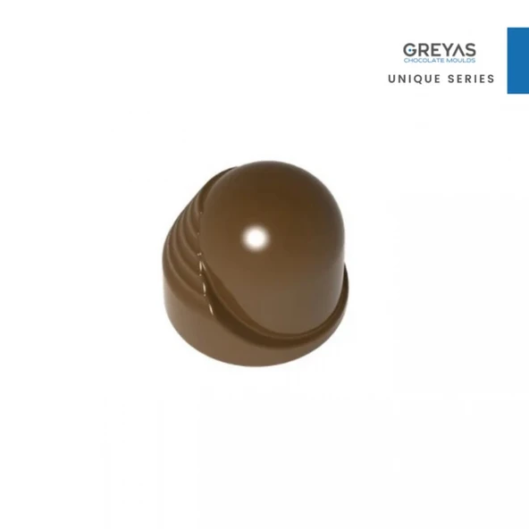 Polikarbon Oval Pralin Çikolata Kalıbı 12.5 gr | Cm-1469 ürün görseli 1