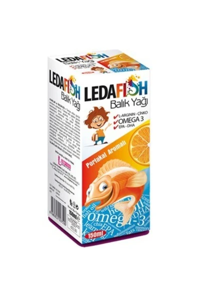 LEDAPHARMA Ledafish Balık Yağı 150 ml Portakallı Ledafishb150 ürün görseli 1