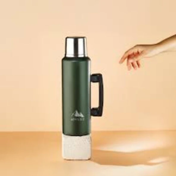 Aryıldız Nature Camp Taşınabilir Termos YEŞİL 1 Litre ürün görseli 1