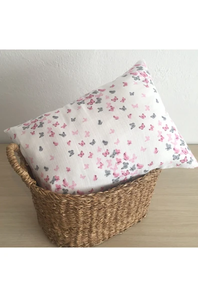 Lief Home %100 Pamuklu Müslin Bebek Yastık Kılıfı | 35x45 ( 1 Adet ) ürün görseli 1