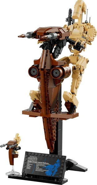 Lego Star Wars Battle Droid with STAP 75428 - Resim 2