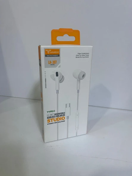 Lucatech LH-307 Type-C Stereo Kulaklık - Resim 3