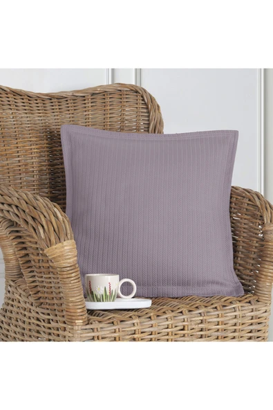 Lief Home Örgü Desenli Pike Yastık Kılıfı | 45x45 ( 1 Adet ) ürün görseli 1