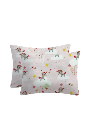 Lief Home Flanel ( Pazen ) Fermuarlı Bebek Yastık Kılıfı | 35x45 ( 2 Adet ) ürün görseli 1
