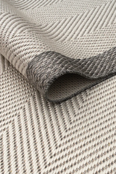 Elvey Home Sisal Çerçeveli Yumuşak Doku Yıkanabilir Silinebilir Leke Tutmaz İskandinav Bohem Kaymaz Taban Koridor Mutfak Halı Yolluk ürün görseli 1
