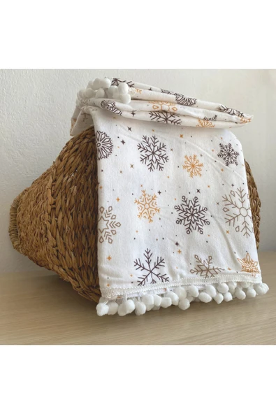 Lief Home Flanel  Pazen  Bebek Battaniyesi 100x115 cm  Çift Taraflı ürün görseli 1
