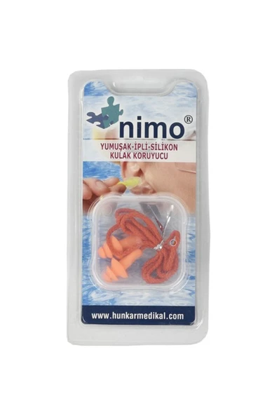 NİMO Kulak Tıkacı Silikon İpli (Çam Tıpı) ürün görseli 1