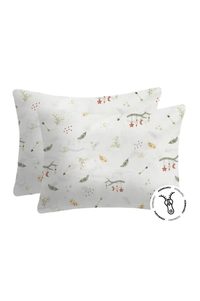 Lief Home %100 Pamuklu Fermuarlı Bebek Yastık Kılıfı | 35x45 ( 2 Adet ) ürün görseli 1