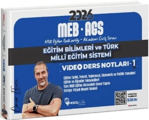 2026 MEB AGS Eğitim Bilimleri ve Türk Milli Eğitim Sistemi Video Ders Notları 1 Hoca Kafası ürün görseli 1