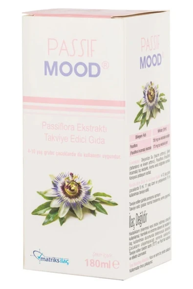PASSİF MOOD Şurup 180 ml - (SKT: 09/2026) ürün görseli 1