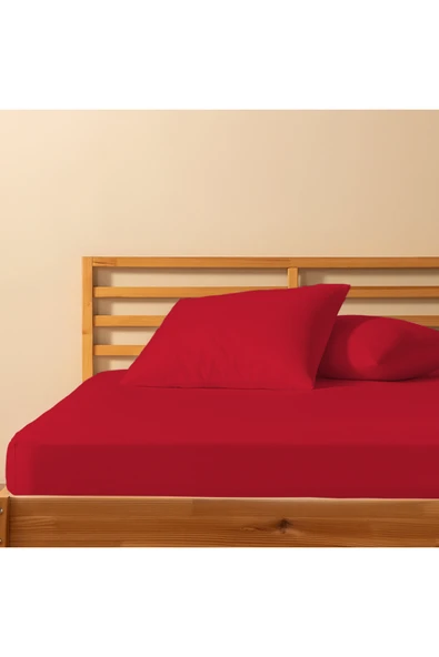 Lief Home %100 Pamuklu Çift Kişilik Lastikli Çarşaf 180x200+25 | 50x70 Yastık Kılıfı ( 2 Adet ) ürün görseli 1