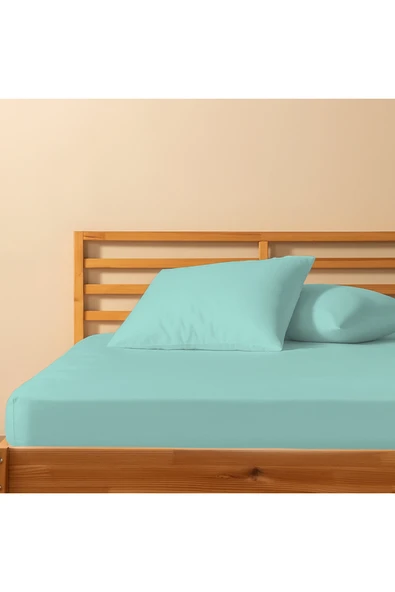 Lief Home %100 Pamuklu Çift Kişilik Lastikli Çarşaf 160x200+30 | 50x70 Yastık Kılıfı ( 2 Adet ) ürün görseli 1