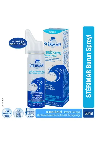 STERİMAR Deniz Suyu Burun Spreyi 50 ml ürün görseli 1