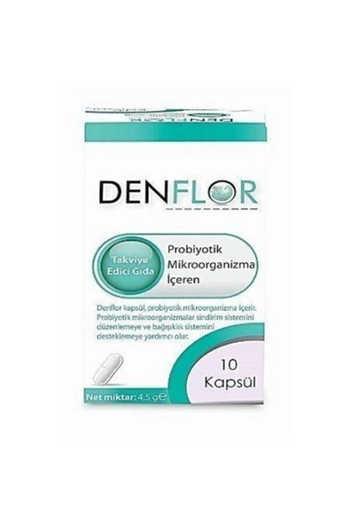 DENFLOR Probiyotik 10 Kapsül ürün görseli 1