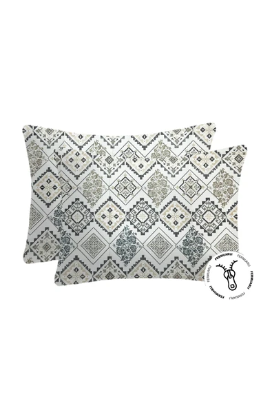 Lief Home Ranforce Kumaşından Gizli Fermuarlı Yastık Kılıfı 50x70 ( 2 Adet ) ürün görseli 1