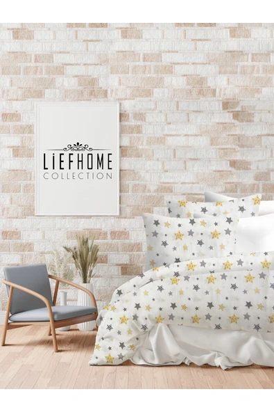 Lief Home Flanel ( Pazen ) Kumaşından Tek Kişilik Nevresim Seti | %100 Pamuk/cotton ürün görseli 1