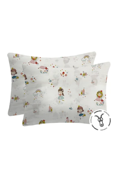 Lief Home Flanel ( Pazen ) Fermuarlı Bebek Yastık Kılıfı | 35x45 ( 2 Adet ) ürün görseli 1