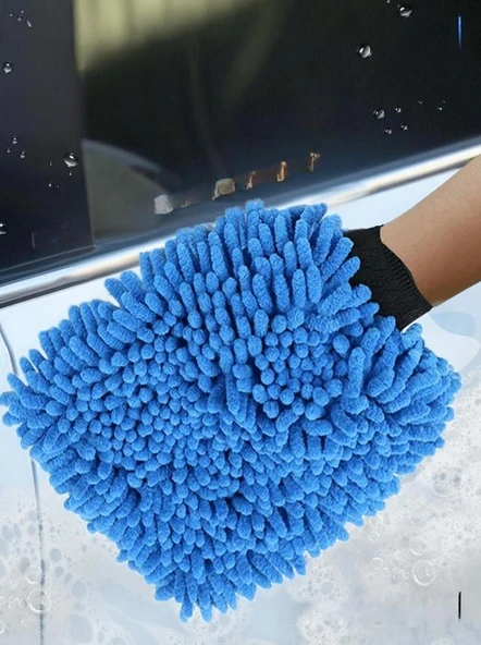 Zhltools Oto Yıkama Eldiveni Jant Torpido Mikrofiber Temizlik Eldiveni ürün görseli 1