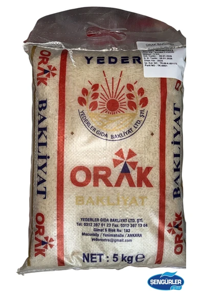 YDR ORAK BASMATİ PİRİNÇ 5 KG (YENİ MAHSÜL) ürün görseli 1