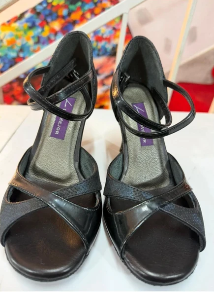STEEP TANGO, DANS VE SALON AYAKKABISI 8,5 CM 13 PONT KADEH MODEL TOPUK KAPALI ürün görseli 1