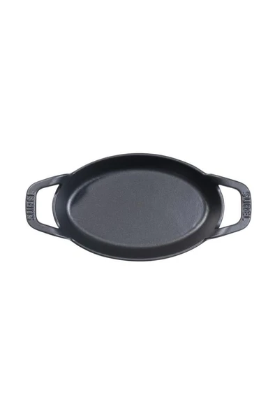 Sürel 15*9,5 cm Oval Düz Sahan Parlak Kırmızı ürün görseli 1