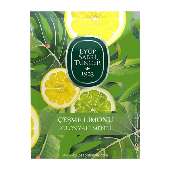 Eyüp Sabri Tuncer Çeşme Limonu Kolonyalı Mendil 50'li ürün görseli 1