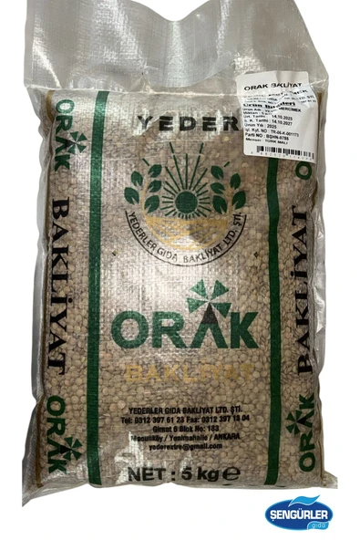 YDR ORAK YEŞİL MERCİMEK 5 KG (YENİ MAHSÜL) ürün görseli 1
