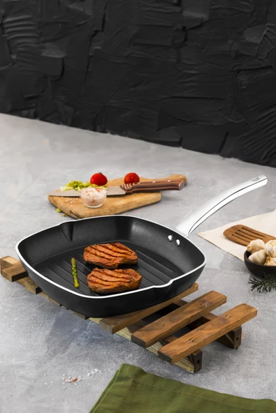 Noble life Bicoat Grill Tava No:28 Black ürün görseli 1