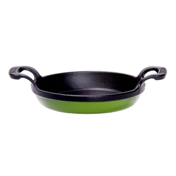 Sürel 22 cm Yuvarlak Düz Sahan Parlak Yeşil ürün görseli 1
