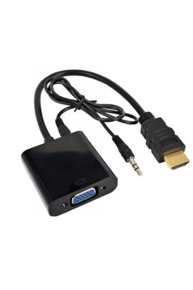 TAPLİN Hdmı To Vga Kablosu Çevirici Dönüştürücü Adaptör ürün görseli 1