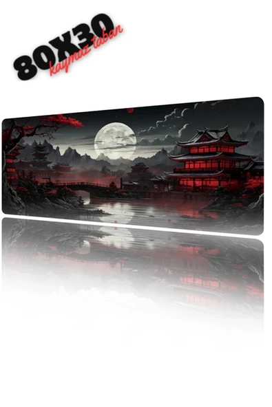 Sarftech Temple BlackNight Speed Hızlı Yüzey Kaymaz Taban Gaming Oyuncu Mouse Pad Oyuncu Gaming Mousepad ürün görseli 1