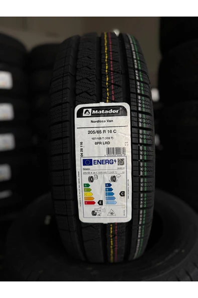 Matador 205/65R16C 107/105T (103T) 8 PR NORDICCA VAN KIŞ LASTİĞİ- 8 KAT- 2025 TARİHLİ ürün görseli 1
