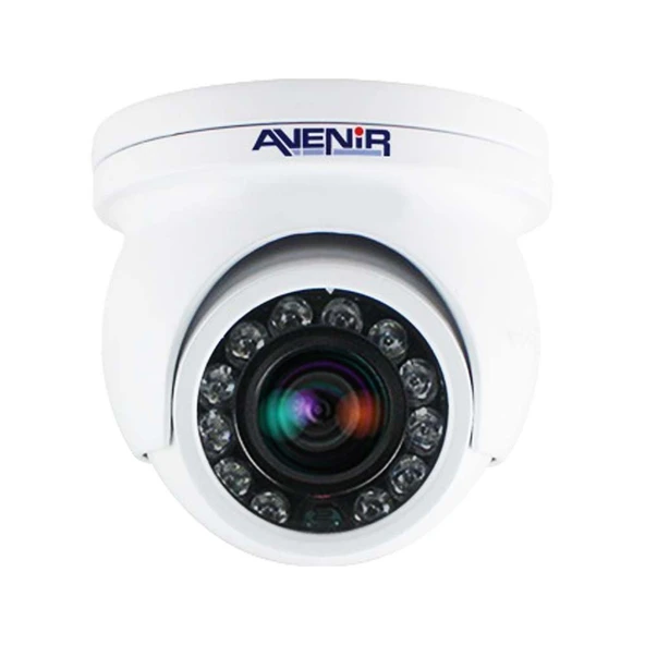 AVENİR 2 MP 2.8 mm Mini Plastik Kasa Dome Kamera Araç Montajına Uygun 20m Gece Görüşlü AV-DF214 ürün görseli 1