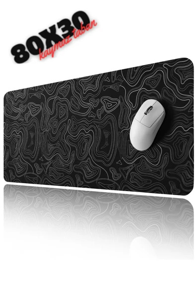 Sarftech Black Contour Speed Hızlı Yüzey Kaymaz Taban Gaming Oyuncu Mouse Pad Oyuncu Gaming Mousepad ürün görseli 1