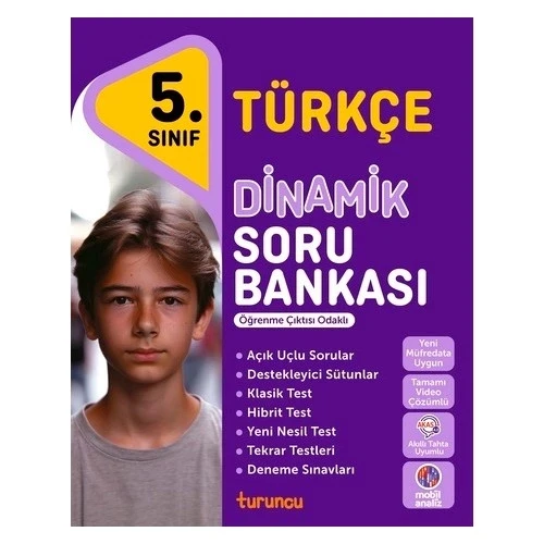 Turuncu 5.Sınıf Türkçe Dinamik Soru Bankası ürün görseli 1