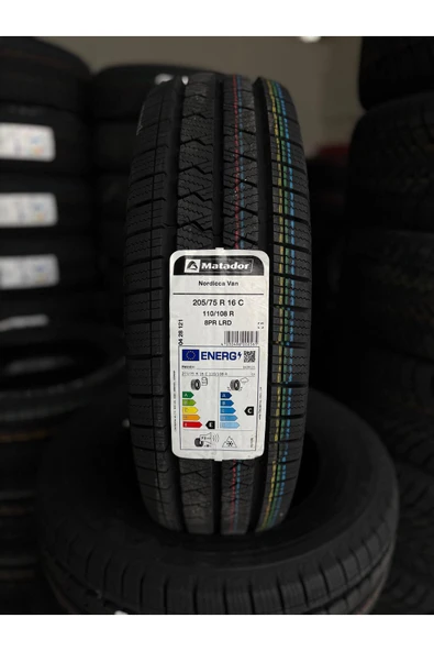 Matador 205/75R16C 110/108R 8PR NORDİCCA VAN KIŞ LASTİĞİ- 8 KAT- 2025 TARİHLİ ürün görseli 1
