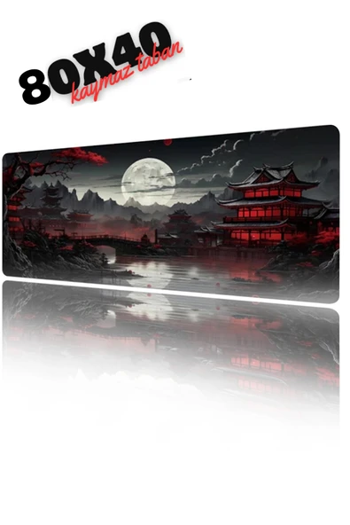 Sarftech Temple BlackNight Speed Hızlı Yüzey Kaymaz Taban Gaming Oyuncu Mouse Pad Oyuncu Gaming Mousepad ürün görseli 1