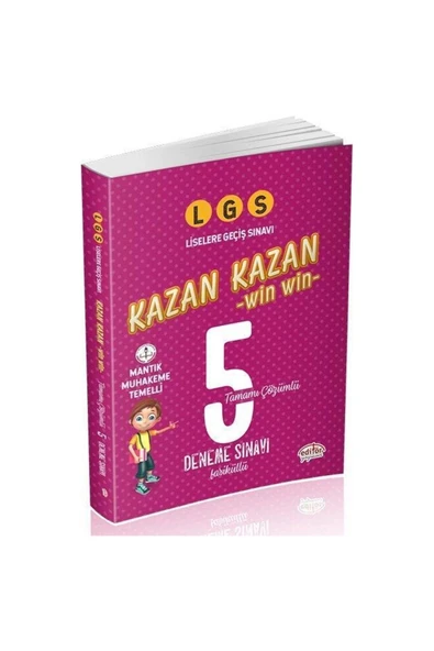 Editör Lgs Kazan Kazan Çözümlü 5 Deneme Sınavı ürün görseli 1