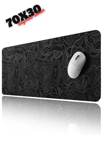 Sarftech Black Contour Speed Hızlı Yüzey Kaymaz Taban Gaming Oyuncu Mouse Pad Oyuncu Gaming Mousepad ürün görseli 1