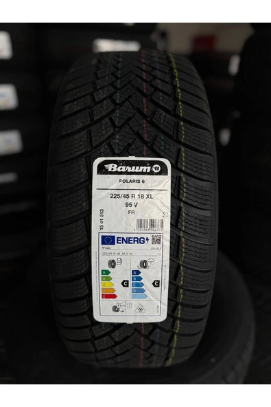Barum 225/45R18 XL 95V FR KIŞ LASTİĞİ- EKSTRA GÜÇLENDİRİLMİŞ VE JANT KORUMALI- 2025 TARİHLİ ürün görseli 1