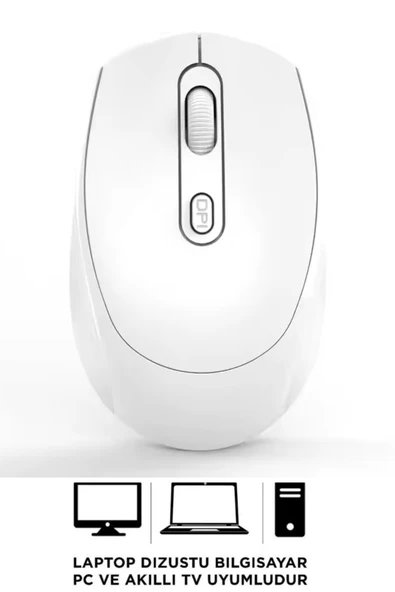 Sarftech Kablosuz Zarif Tasarım Sessiz Click 2.4Ghz Tüm Cihazlarla Uyumlu Optik Mouse ürün görseli 1