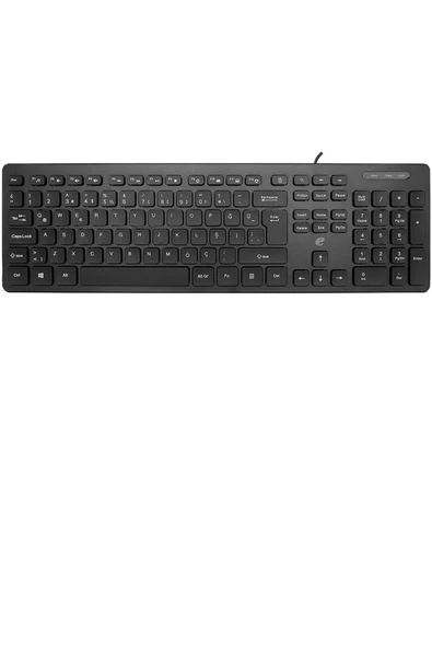 ACER eMachines EAK921 Multimedya Klavye Kablolu Ofis Klavyesi Siyah Usb Türkçe Q Klavye ürün görseli 1