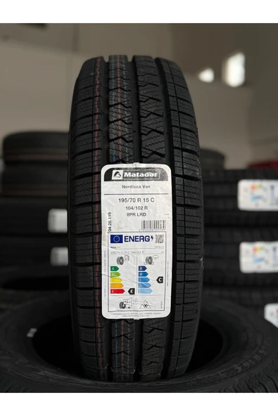 Matador 195/70R15C 104/102R 8PR NORVAN KIŞ LASTİĞİ- 8 KAT- 2025 TARİHLİ ürün görseli 1