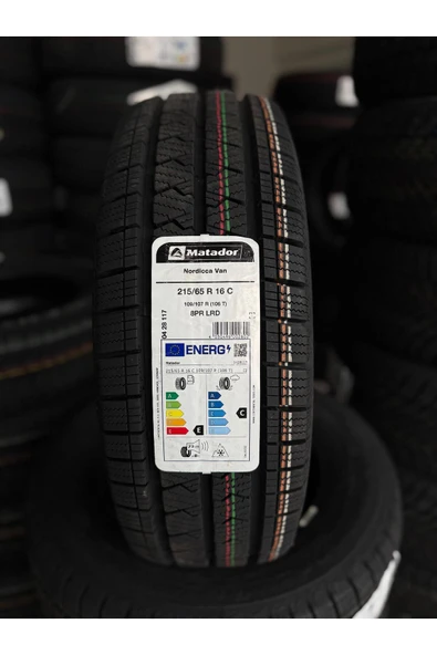 Matador 215/65R16C 109/107 R (106T) 8 PR NORDİCCA VAN KIŞ LASTİĞİ- 8 KAT- 2025 TARİHLİ ürün görseli 1
