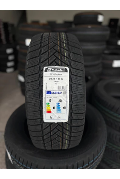 Matador 245/45R18 XL 100V FR MP93 KIŞ KASTİĞİ- EKSTRA GÜÇLENDİRİLMİŞ VE JANT KORUMALI- 2025 TARİHLİ ürün görseli 1