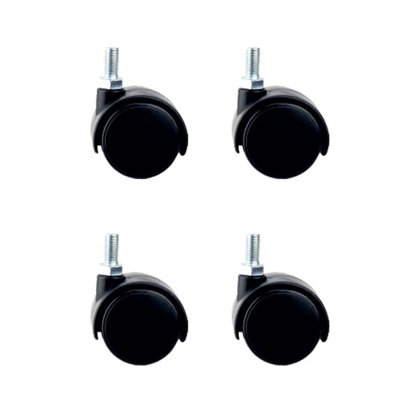 Büyük Plastik Vidalı Teker - 50MM HKS127 - 4 Adet ürün görseli 1